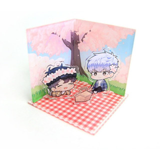 พร้อมส่ง​!! Acrylic  stand ซากุระในสายลมหนาว Picnic (มีสองแบบ)