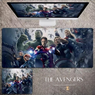 Sigma✨Σ✨พร้อมส่ง แผ่นรองเมาส์ The Avengers แผ่นรองเมาส์ขนาดใหญ่ Mouse Pad HD แผ่นรองเมาส์เกมมิ่ง แผ่นรองเมาส์ภาพยนตร์