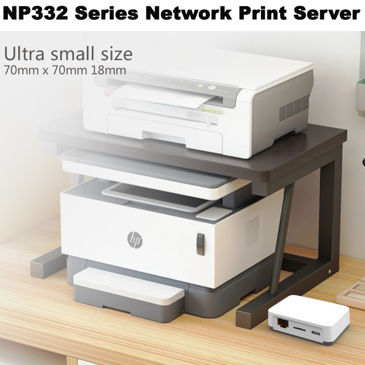 Print Server NP332NW 3USB Ports Network RJ45 รองรับ รูปที่ 5