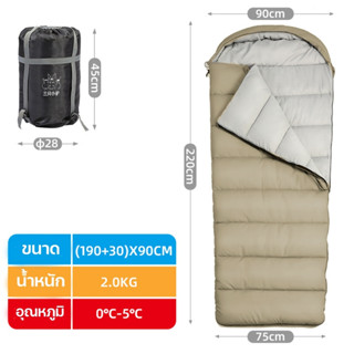 ถุงนอน พร้อมผ้าห่มในตัว แบบพกพา Sleeping Bag แบบพกพา สำหรับเดินทาง มี 2 สีให้เลือก