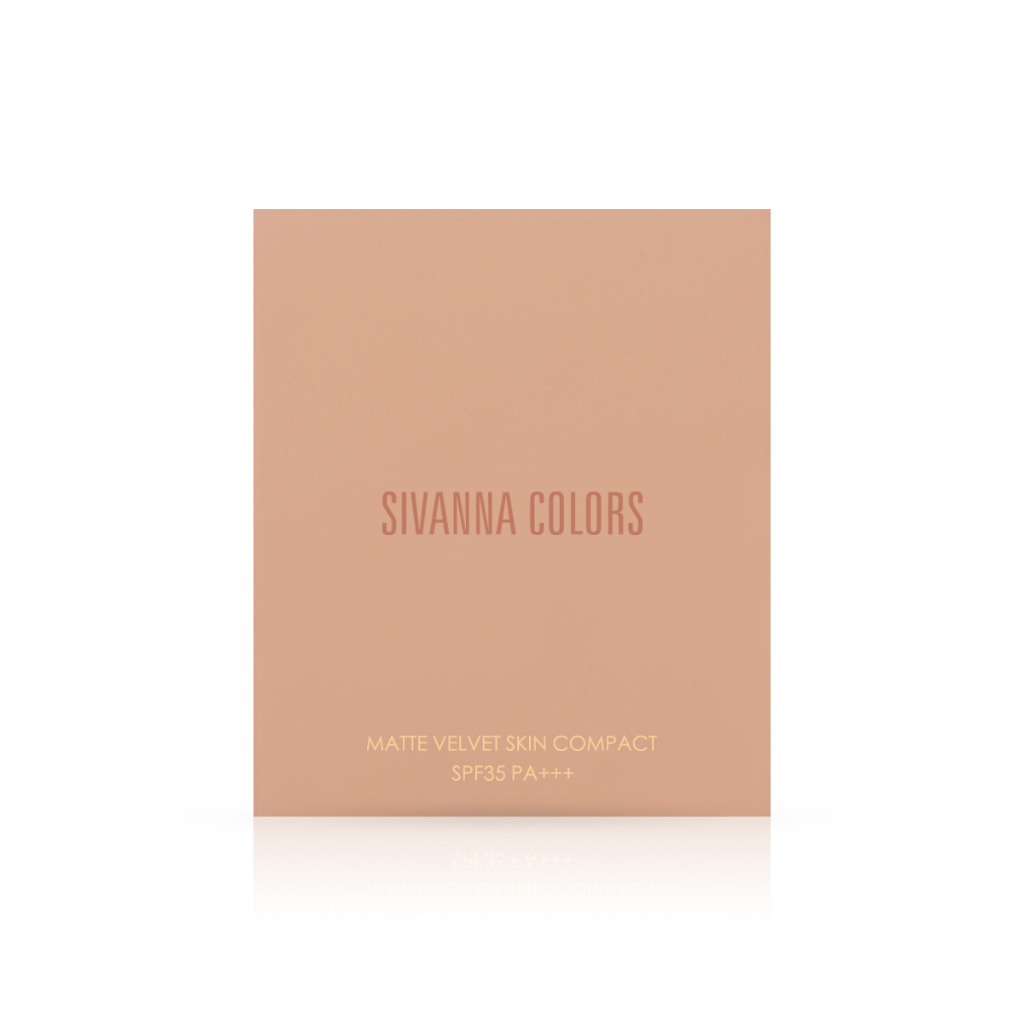 SIVANNA COLORS MATTE VELVET SKIN COMPACT : HF127 | แป้งพัฟ