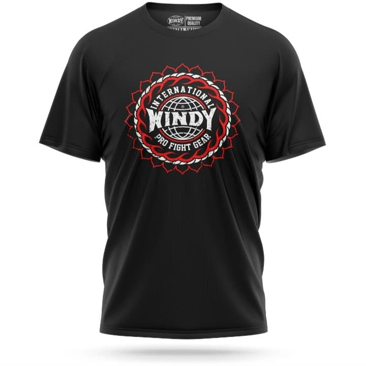 Windy Boxing Store 🥊 Windy Thai boxing t-shirt – Premium cotton เสื้อยืด WTC-3