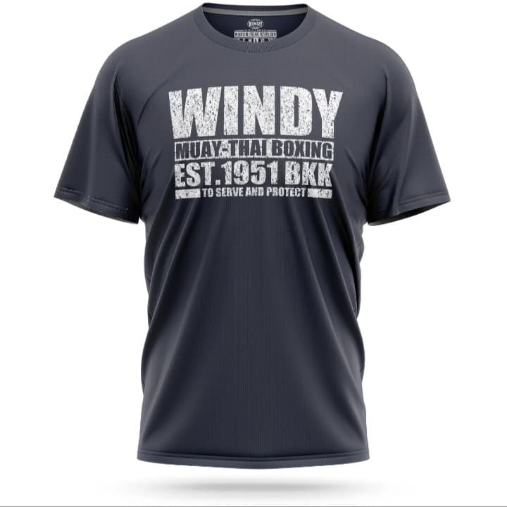 Windy Boxing Store 🥊 Windy Thai boxing t-shirt – Premium cotton เสื้อยืด WTC-1
