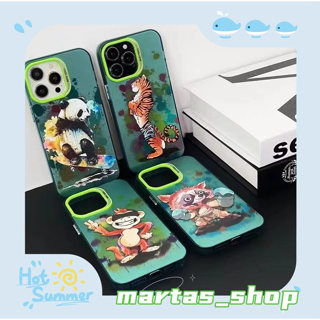 ❤️ส่งของขวัญ❤️ เคสไอโฟน 11 12 13 14 Pro Max แฟชั่น ความคิดสร้างสรรค์ การ์ตูน สไตล์คู่รัก Case for iPhone สาวน่ารักหัวใจ