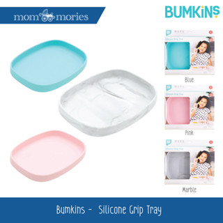 Bumkins จานซิลิโคน ฐานดูดกันเลื่อน รุ่น Silicone Grip Tray