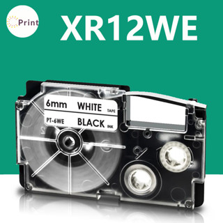 Casio label tape XR12WE XR12YW XR12RD For Casio KL-120 KL-60 KL-1500 KL-820 KL-7200 KL-780 KL-8800 Label Maker