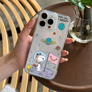 ❤️พร้อมส่งในประเทศไทย❤️เคสโทรศัพท์มือถือ แบบใส ลายการ์ตูนสนูปปี้ สําหรับ iphone 14 pro max 11 13 12 14 Plus SE 2020