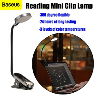 Baseus Comfort Reading Mini Clip Lamp Dark Gray