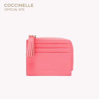 COCCINELLE TASSEL DOCUMENT HOLDER 128901 กระเป๋าใส่การ์ด