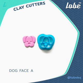 Dog Face A Imprint Clay Cutter/ Polymer Clay Cutter/ แม่พิมพ์กดดินโพลิเมอร์รูปทรงหน้าน้องหมา