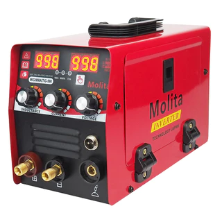 MOLITA ตู้เชื่อม 3 ระบบ MIG/MMA 998A INVENTER MMA/MIG/TIG ตู้เชื่อมมิกซ์ ตู้เชื่อม ไม่ใช้แก๊สCO2 + ลวดฟลักซ์คอร์ สีแดง