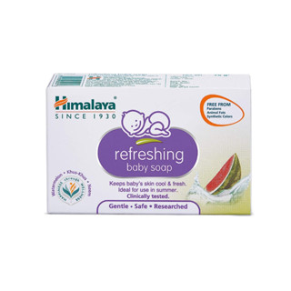 Himalaya Refreshing Baby Soap/สบุ่เด็ก หิมาลายา​ เบบี้  โซฟ/ 75g