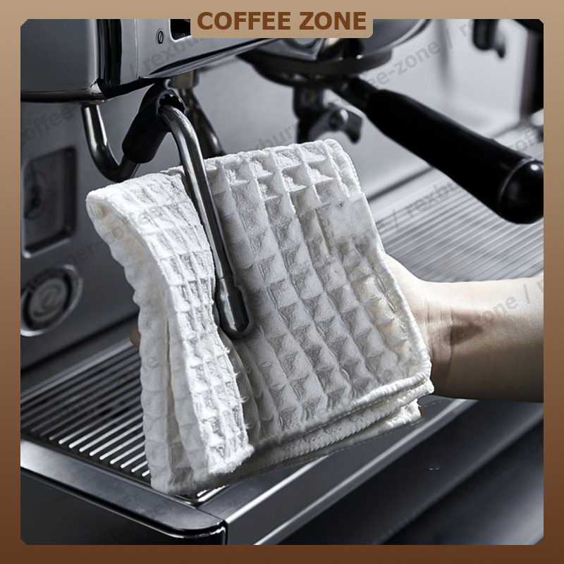 【สินค้าพร้อมส่ง】30*30 ผ้าทำความสะอาดอุปกรณ์กาแฟ ผ้าขนหนูบาริสต้า สำหรับบารีสต้า เคาน์เตอร์บาร์ Coffee Bar Towel