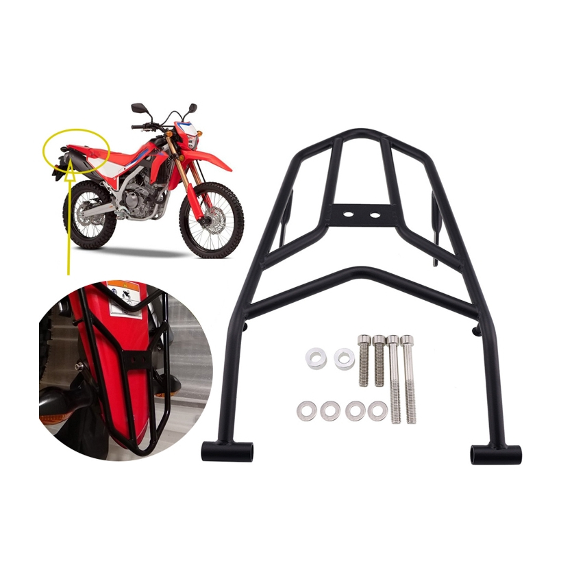 แร็คท้ายมอเตอร์ไซค์สำหรับ HONDA CRF 250-300L / RALLY ตะแกรงติดท้ายรถ พร้อมส่ง /128