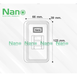 Nano ฝาครอบ กล่อง กล่องครอบเบรกเกอร์ 401R 401RB เฉพาะกล่องไม่รวมเบรคเกอร์ ครอบเบรกเกอร์