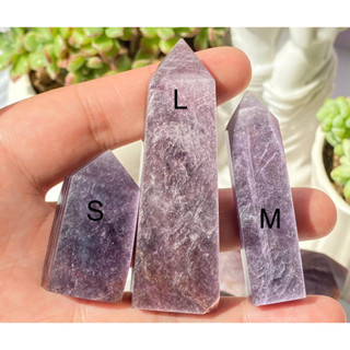 Natural Purple Mica  Lepidolite Obelisk Tower Point , Natural Gem Lepidolite , Special Gifts , Birthday Gift , Sparkling