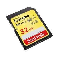 SanDisk Extreme SDHC, SDXVT 32GB, V30, U3, C10, UHS-I, 100MB/s R, 60MB/s W, 4x6, Lifetime Limited