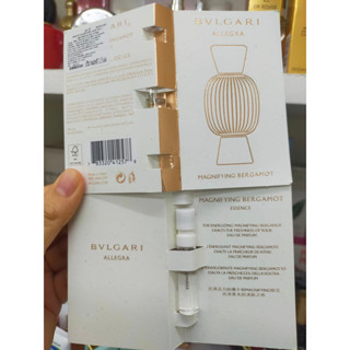 น้ำหอม ของแท้ 100 % ล็อตใหม่ 1.5ml BVLGARI ALLEGRA MAGNIFYING BERGAMOT ESSENCE 1.5ml. Viol