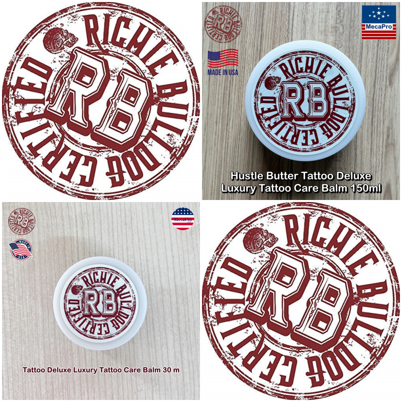15% Sale!!! EXP.04/26 Hustle Butter® Tattoo Deluxe Luxury Tattoo Care Balm 30 ml Or 150ml บาล์มบำรุง