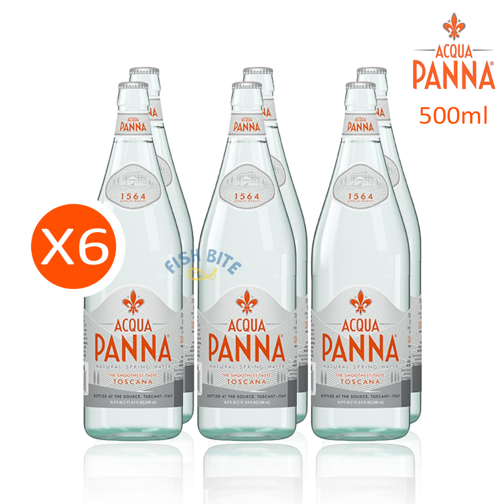 (Glass) Acqua Panna 1564 Mineral Water 750ML/500ML น้ำแร่ธรรมชาติ อควาปานน่า น้ำแร่ธรรมชาติจากประเทศอิตาลี 100%