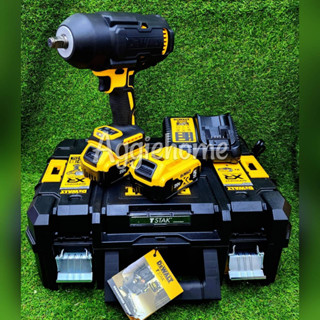 DEWALT SET บล็อกกระแทกไร้สาย 20V. รุ่น DCF900N (รวมแบต 5AH+ที่ชาร์จ) มอเตอร์ Brushless สว่าน บล็อก