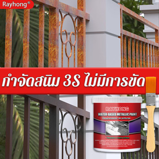 กำจัดสนิมใน1SRayhong น้ำยาขจัดสนิมโลหะ 100g ไม่ต้องขัด ป้องกันการกัดกร่อน ป้องกันสนิม ขจัดสนิม น้ำยาล้างสนิม