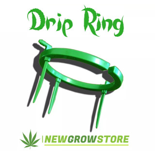 ห่วงรดน้ำอัตโนมัติ Hydro Hat Dripper Halo water ring 12 inch Drip Ring Watering1/2" Inlet for Garden Hydroponics