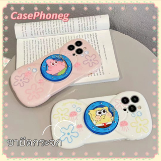 🍑CasePhoneg🍑ป้องกันการหล่น ขอบเต็ม iPhone 11 14 pro max ขายึดกระจก รุ่นคู่ สีชมพู สีขาว เรียบง่าย case for iPhone 12 13