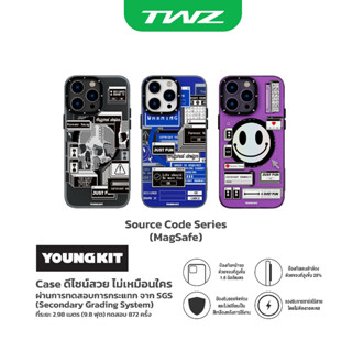 (ของแท้) Youngkit Source Code Series Case for IP 13 / 14 Pro / 14 Pro max ชาร์จไร้สายไม่ต้องถอดเคส