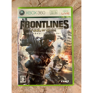 แผ่นแท้ (XBOX360) Front Lines โซนญี่ปุ่น สภาพดี คู่มือใบแนบตามรูป