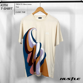 [Hustle.store]เสื้อยืด KITH TREATS Nouveau Tee  มือ1ของแท้พร้อมส่ง‼️‼️‼️‼️‼️‼️‼️‼️