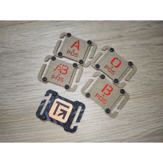 Kydex Molle webbing(สีทราย) ขนาด 5*3.5 cm. สะท้อนแสง