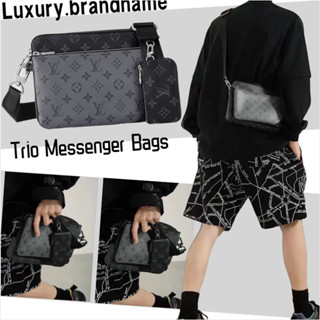 หลุยส์วิตตอง Louis Vuitton/Trio กระเป๋า Messenger/กระเป๋าผู้หญิง/กระเป๋า Messenger/ใหม่