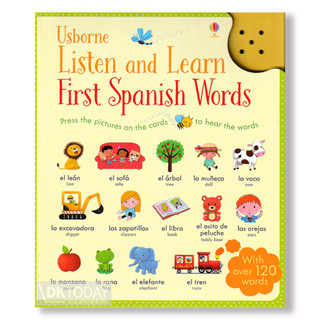 DKTODAY หนังสือ USBORNE LISTEN AND LEARN:FIRST SPANISH  WORDS (AGE 2+)