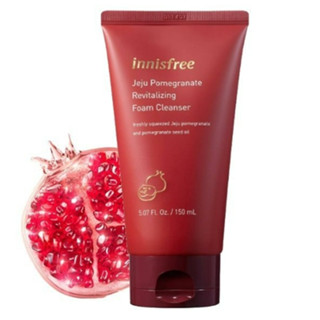 SALE!!!โฟมล้างหน้า innisfree Jeju Pomegranate Revitalizing Foam โฟมล้างหน้าสูตรทับทิม 150ml.