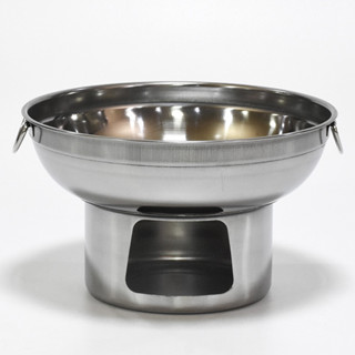 หม้อไฟ จิ้มจุ่ม ชาบู ต้มยำ สแตนเลส 20 CM  Hot Pot Stainless Steel