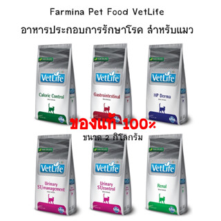 vetlife food for cat 2กก อาหารแมว อาหารเพื่อสุขภาพแมว urinary , renal , gastrointestinal