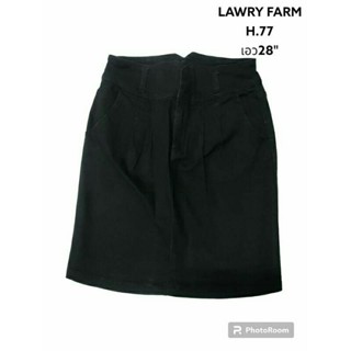 LAWRY FARM แท้ เอว28 "กระโปรงยีนส์หญิง