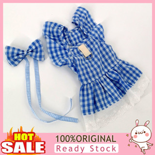 [B_398] Pet Dress Floral Pattern Hemming Windproof Pet Puppy Flying Sleeve Clothes for Spring