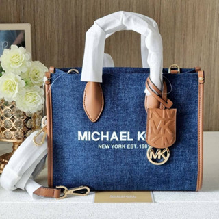 🍀🍀 Michael Kors 35F2G7ZC5C Mirella Small Shopper Top Zip Crossbody Satchel Bag Purse