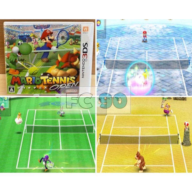 ตลับเกมมาริโอเทนนิส Mario Tennis Open [3DS] ตลับมือสอง มีกล่องและคู่มือ เวอร์ชั่นญี่ปุ่น JAPAN