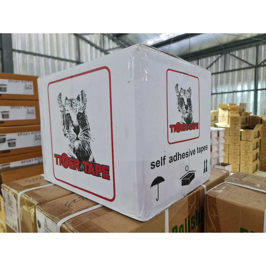 **(ยกลัง 54-72ม้วน)** เทปใส เทปกาว OPP เทปปิดกล่อง TIGER TAPE กว้าง 2 นิ้ว หนา 45 ไมครอน - รูปที่ 3