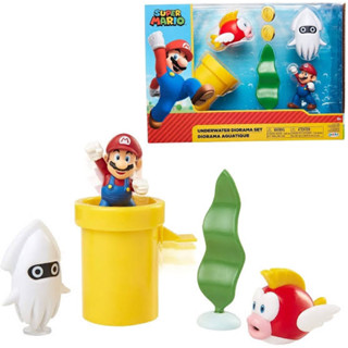 SUPER MARIO UNDERWATER DIORAMA SET