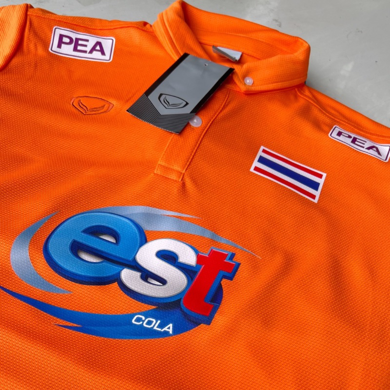 Grand Sport เสื้อโปโลแขนสั้น เสื้อโปโลทีมชาติ เสื้อโปโลวอลเลย์บอลทีมชาติ 12-261 ราคา ถูกที่สุด ดีลบีเคเค แกลเลอรีภาพที่ 4