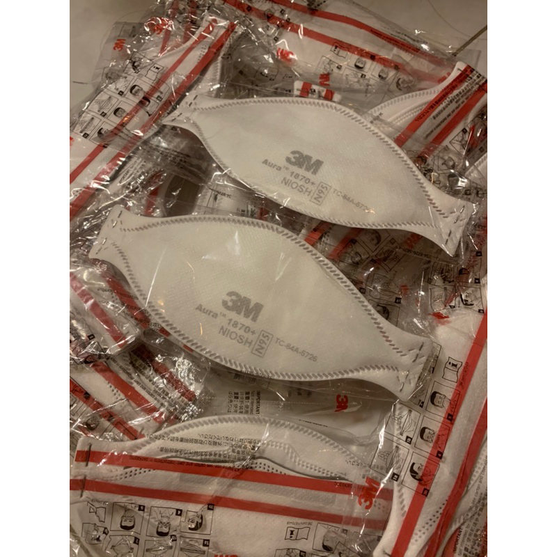 หน้ากากอนามัย 3M N95 รุ่น Aura 1870+ NIOSH จัดส่งทันที♥️