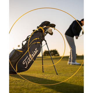 ถุงกอล์ฟขาตั้ง Titleist Stand Golf Bag PLAYERS 4 BRITISH OPEN COLLECTION Navy Yellow TB23SX4A BRT