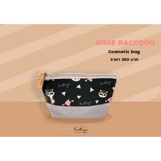 Rataya กระเป๋าใส่เครื่องสำอางและของจุกจิก Rose Racoon Accessories Bag