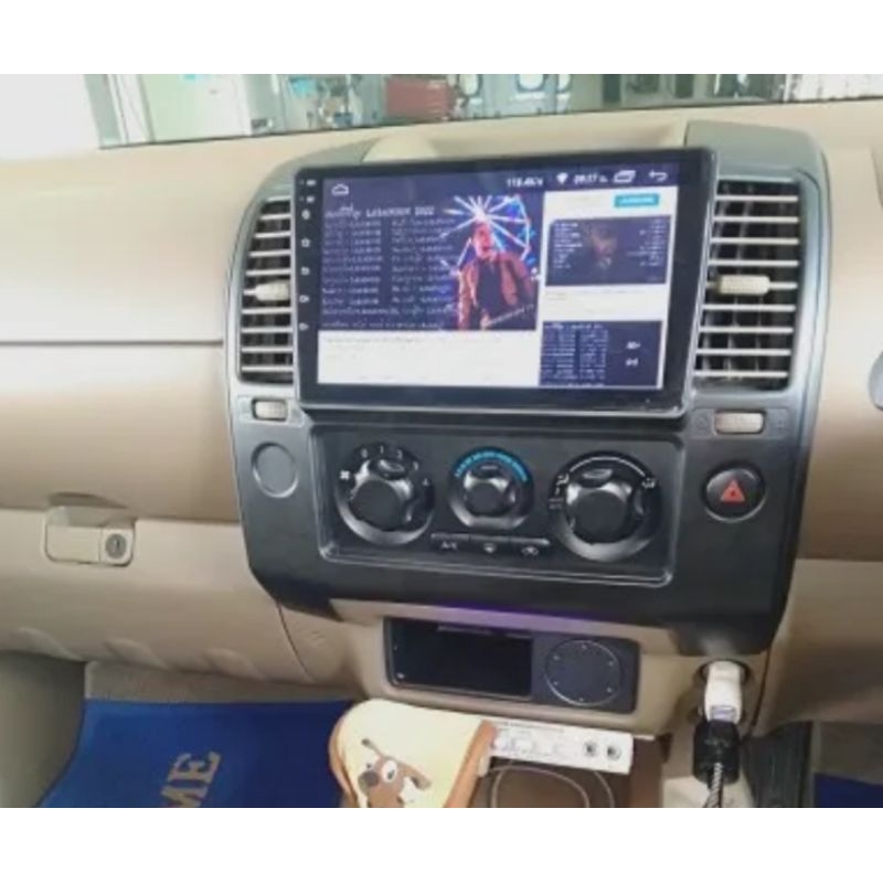 วิทยุรถยนต์​ จอแอนดรอย 13 สำหรับจอ9" ตรงรุ่นรถNissan Navara  2006-2012