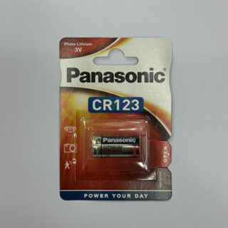 ถ่านPanasonic Lithium CR123 แพคEU ของแท้ 1 ก้อน