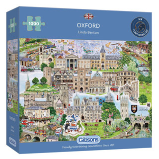 พร้อมส่ง-จิ๊กซอว์ Oxford 🏫แบรนด์ Gibsons jigsaw puzzle 1000 ชิ้น